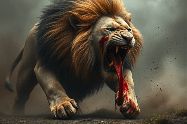 How the Lion Lost His Canine Teeth